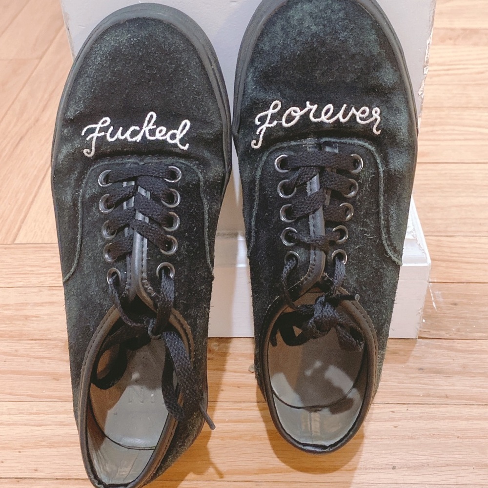 RARE UNIF fucked forever shoes 7.5